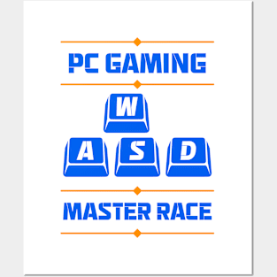 WASD - PC Gaming Master Race (v3) Posters and Art